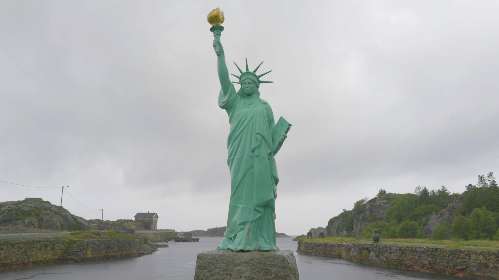 Statue of Liberty in Visnes